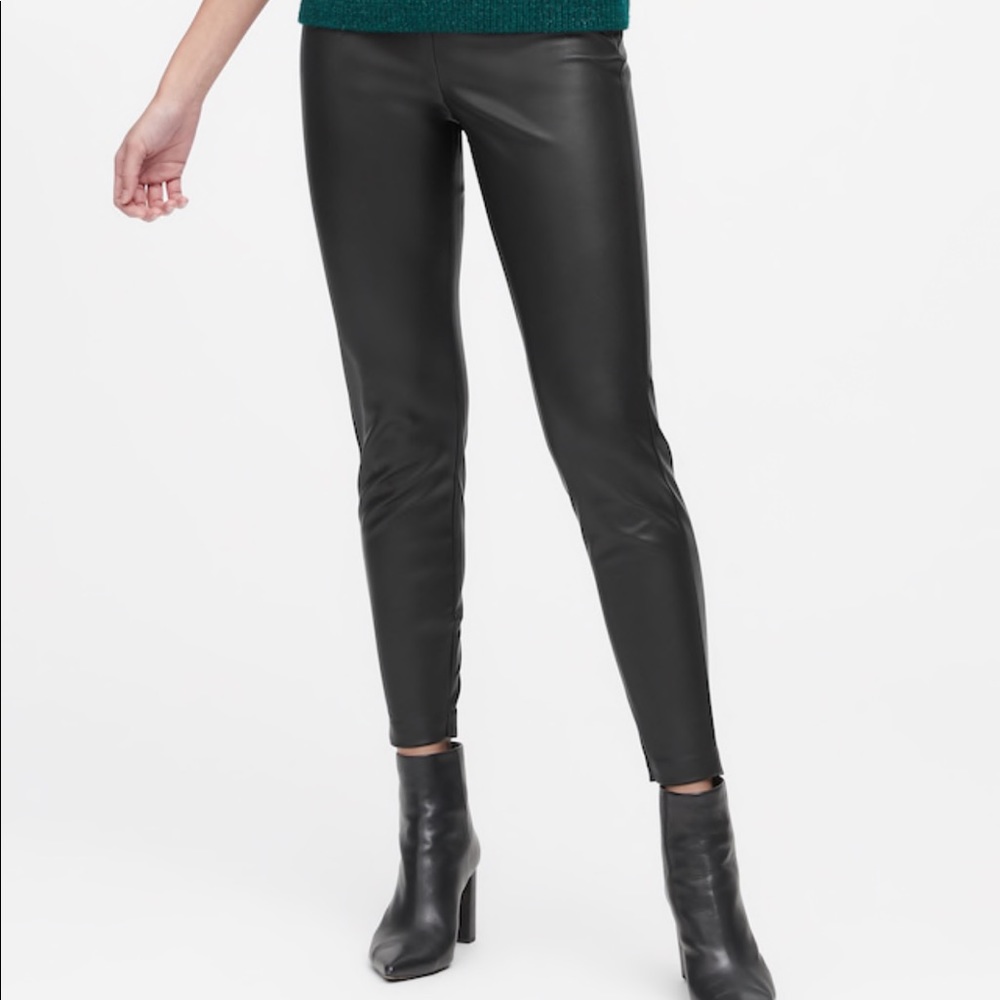 Banana Republic faux leather Devon legging - sz 2
